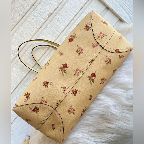 NWT | COACH Disney Mickey Floral Reversible Tote + Pouch + Wallet Ava City Metro - Picture 9 of 11